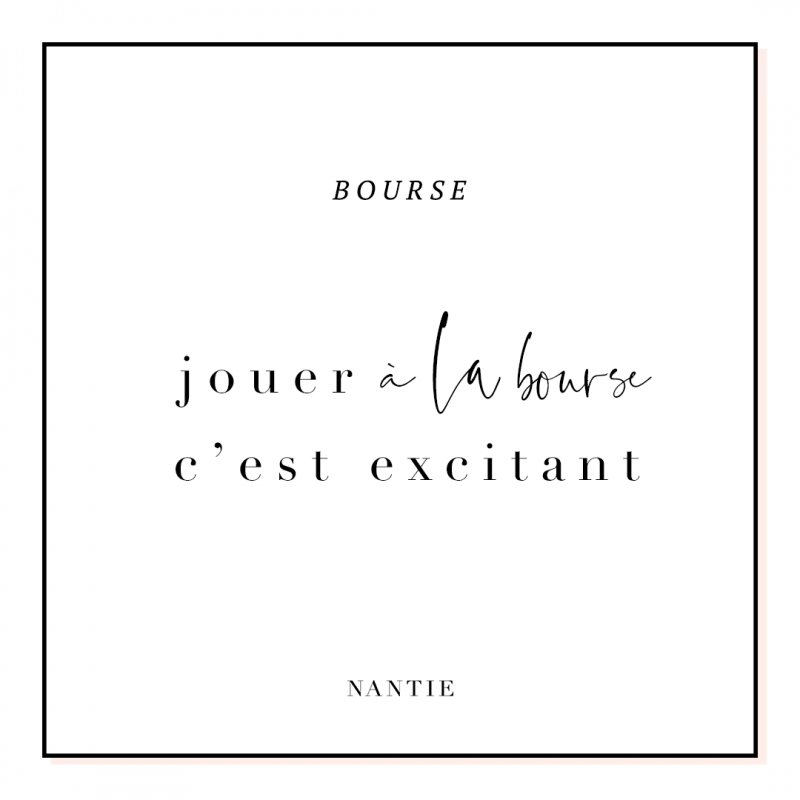 jouer à la bourse c'est excitant